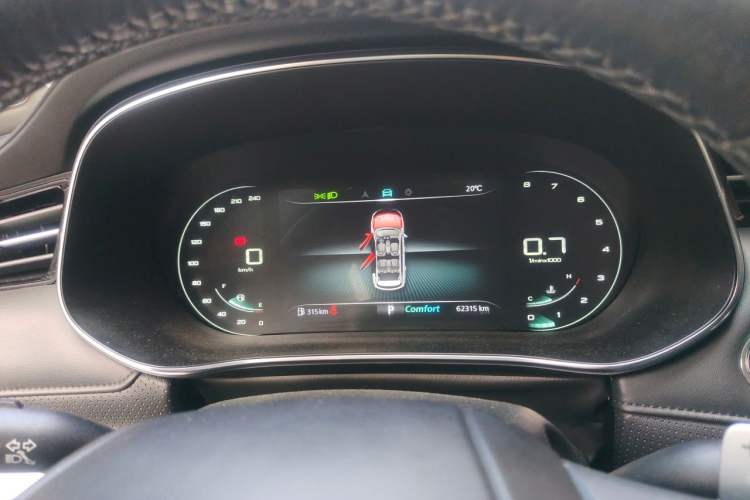 Used Roewe RX5 MAX 2019 300TGI Automatic Smart Cabin Luxury Edition Instrument Cluster