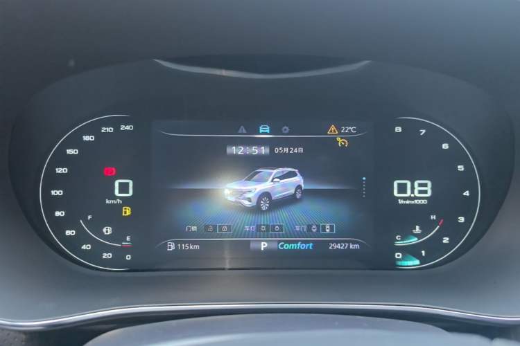 Used Roewe RX5 MAX 2019 300TGI Automatic 4G Connect Luxury Edition Instrument Cluster