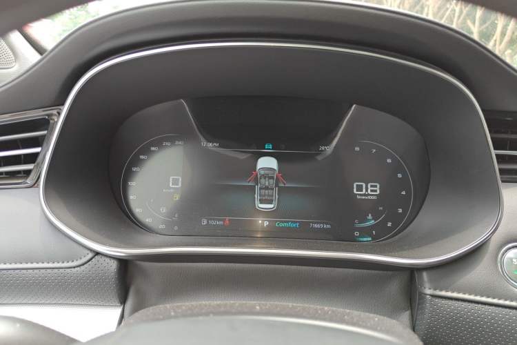 Used Roewe RX5 MAX 2019 300TGI Automatic 4G Connect Luxury Edition Instrument Cluster