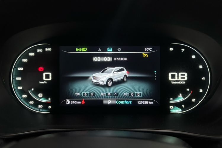 Used Roewe RX5 MAX 2019 300TGI Automatic Smart Cabin Luxury Edition Odometer Close Up