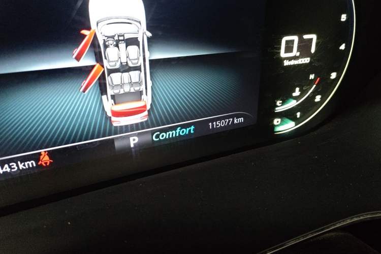 Used Roewe RX5 MAX 2019 300TGI Automatic Intelligent Driving Health Cabin Edition Odometer Close Up