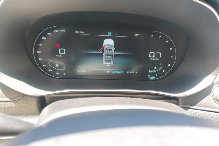Used Roewe RX5 MAX 2019 300TGI Automatic Smart Cabin Luxury Edition Odometer Close Up