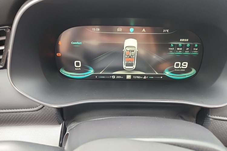 Used Roewe RX5 MAX 2019 400TGI Automatic Smart Cabin Flagship Edition Odometer Close Up