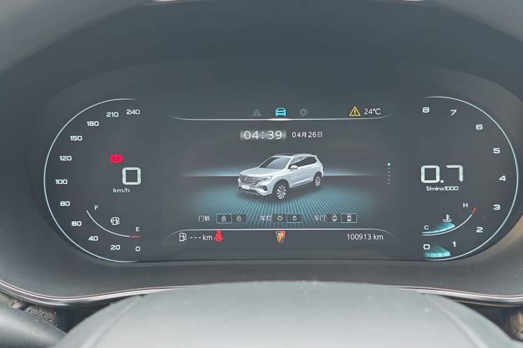 Used Roewe RX5 MAX 2019 300TGI Manual 4G Connect Luxury Edition Odometer Close Up