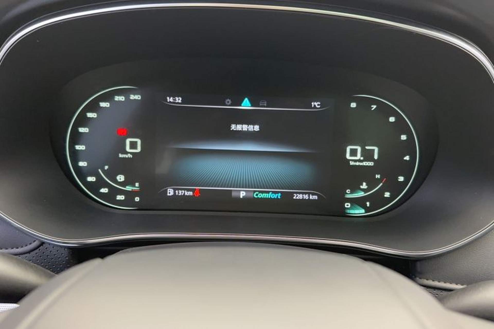 Used Roewe RX5 MAX 2019 300TGI Automatic 4G Connect Luxury Edition Odometer Close Up