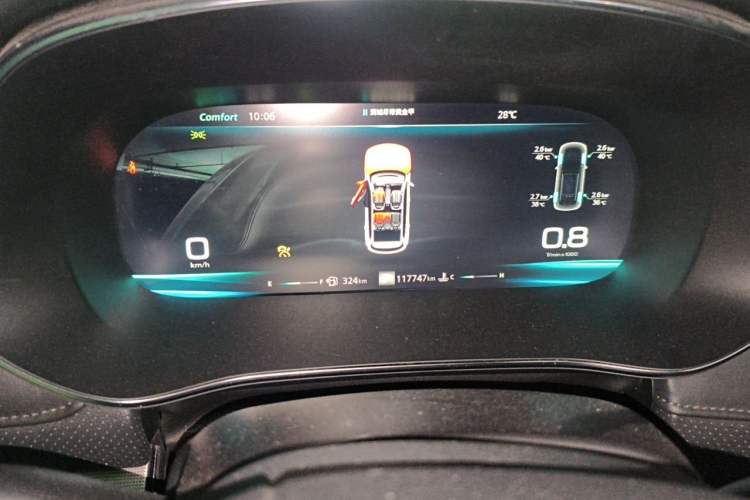 Used Roewe RX5 MAX 2019 400TGI Automatic Smart Cabin Flagship Edition Odometer Close Up