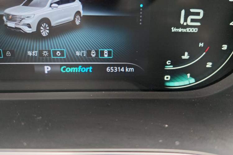 Used Roewe RX5 MAX 2019 300TGI Automatic 4G Connect Luxury Edition Odometer Close Up