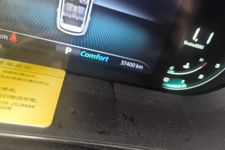 Used Roewe RX5 MAX 2019 300TGI Automatic 4G Connect Luxury Edition Odometer Close Up