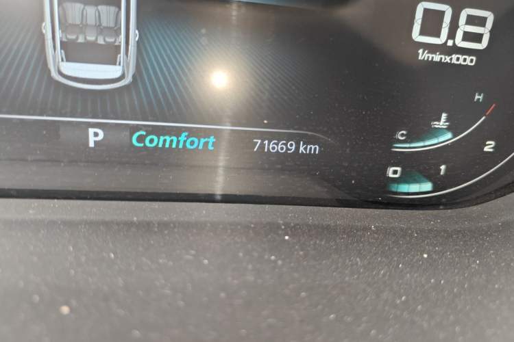 Used Roewe RX5 MAX 2019 300TGI Automatic 4G Connect Luxury Edition Odometer Close Up