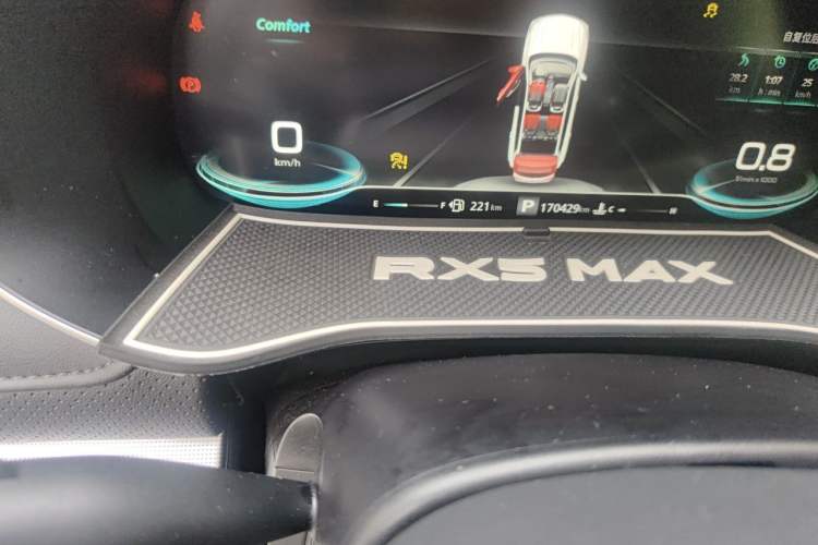 Used Roewe RX5 MAX 2019 300TGI Automatic Smart Cabin Flagship Edition Odometer Close Up