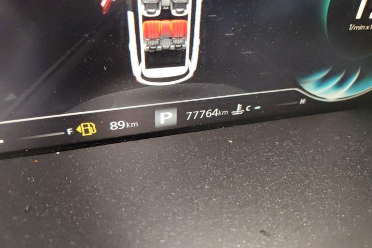 Used Roewe RX5 MAX 2019 300TGI Automatic Smart Cabin Flagship Edition Odometer Close Up