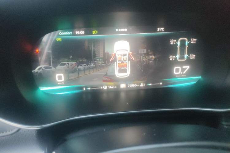 Used Roewe RX5 MAX 2019 400TGI Automatic Smart Cabin Flagship Edition Odometer Close Up
