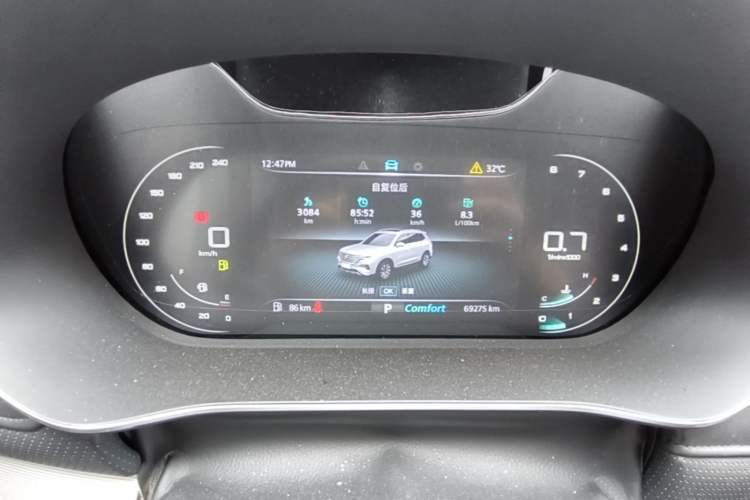 Used Roewe RX5 MAX 2019 300TGI Automatic 4G Connect Luxury Edition Instrument Cluster