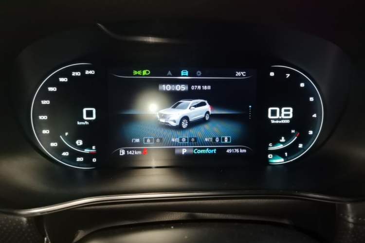 Used Roewe RX5 MAX 2019 300TGI Automatic Smart Cabin Luxury Edition Instrument Cluster