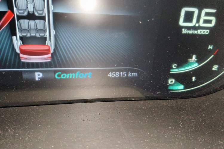 Used Roewe RX5 MAX 2019 400TGI Automatic Smart Cabin Luxury Edition Odometer Close Up