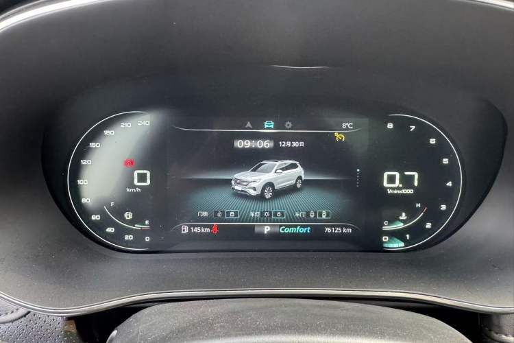 Used Roewe RX5 MAX 2019 300TGI Automatic Smart Cabin Luxury Edition Odometer Close Up