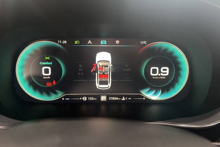 Used Roewe RX5 MAX 2021 Supreme Series 400TGI Automatic Smart Cabin Prestige Edition Instrument Cluster