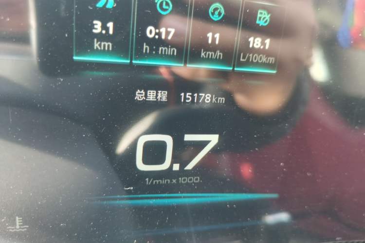 Used Roewe RX5 MAX 2021 Supreme Series 300TGI Automatic Luxury Cabin Edition Odometer Close Up