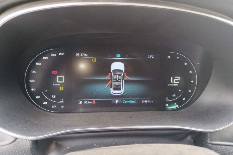 Used Roewe RX5 MAX 2021 Supreme Series 300TGI Automatic Luxury Cabin Edition Odometer Close Up