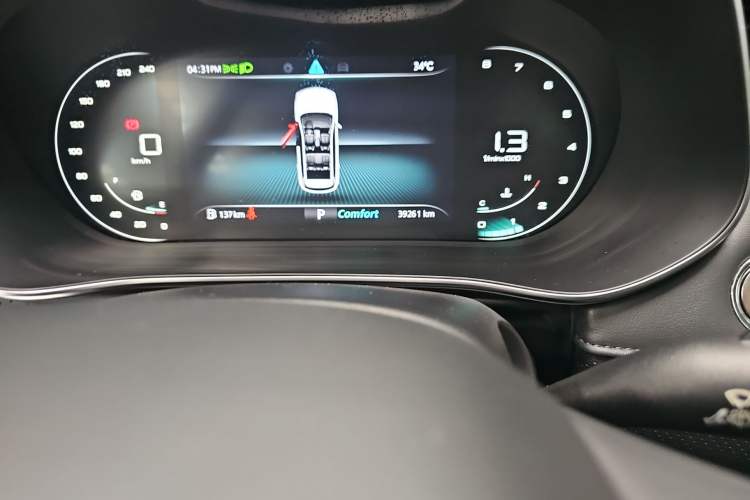 Used Roewe RX5 MAX 2021 Supreme Series 400TGI Automatic Luxury Cabin Edition Odometer Close Up