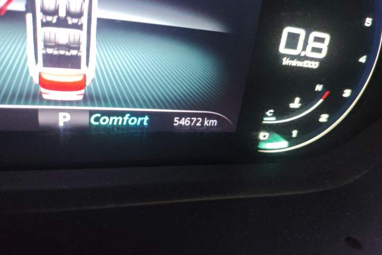 Used Roewe RX5 MAX 2021 Supreme Series 300TGI Automatic Smart Cabin Edition Odometer Close Up