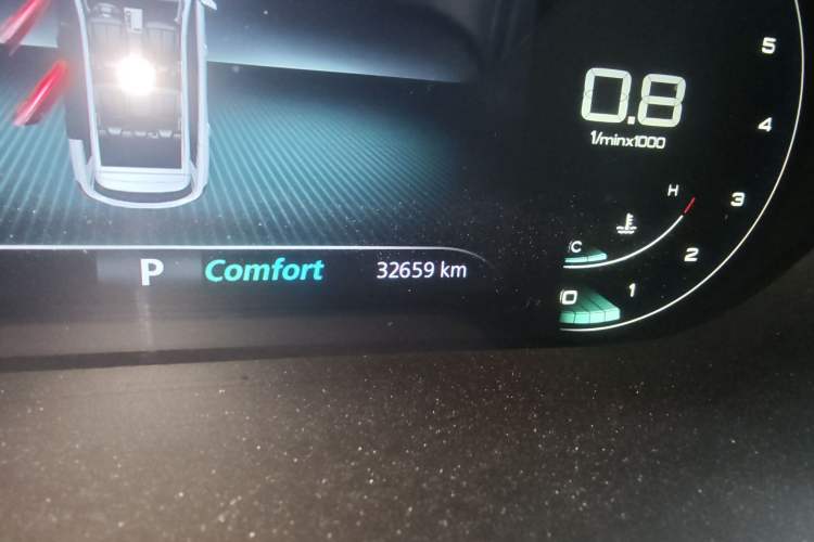 Used Roewe RX5 MAX 2021 Supreme Series 300TGI Automatic Luxury Cabin Edition Odometer Close Up