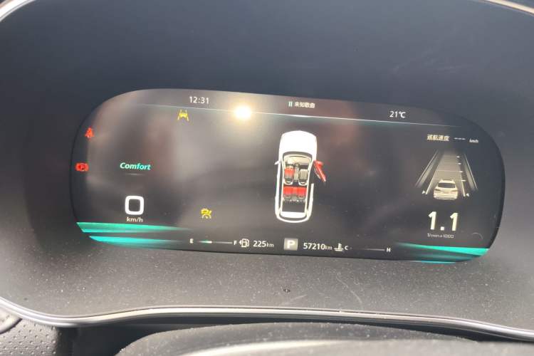 Used Roewe RX5 MAX 2021 Supreme Series 400TGI Automatic Smart Cabin Prestige Edition Instrument Cluster