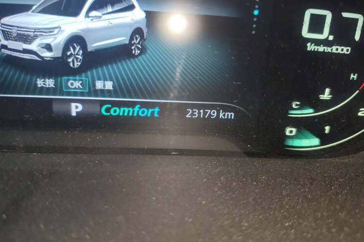 Used Roewe RX5 MAX 2021 Supreme Series 300TGI Automatic Luxury Cabin Edition Odometer Close Up