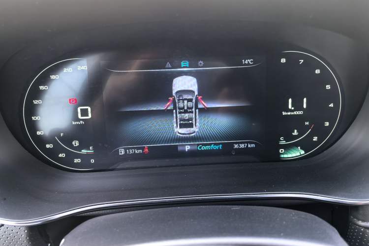 Used Roewe RX5 MAX 2021 Supreme Series 300TGI Automatic Luxury Cabin Edition Odometer Close Up