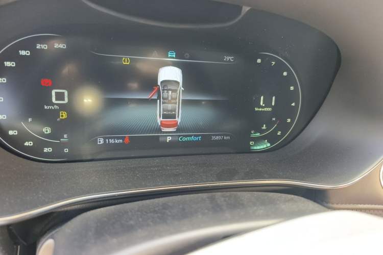 Used Roewe RX5 MAX 2021 Supreme Series 300TGI Automatic Luxury Cabin Edition Odometer Close Up