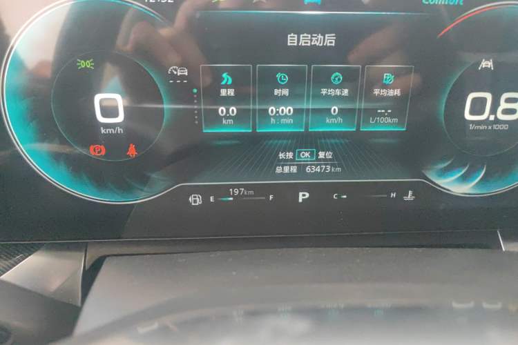 Used Roewe RX5 MAX 2022 1.5T Automatic Zhiwei Prestige Edition Odometer Close Up