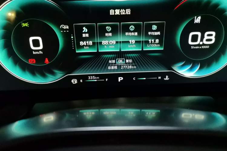 Used Roewe RX5 MAX 2022 1.5T Automatic Zhiwei Prestige Edition Odometer Close Up