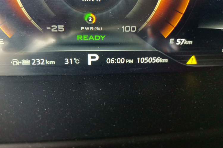 Used Roewe RX5 New Energy 2017 eRX5 50T Hybrid Connected Prestige Flagship Edition Odometer Close Up