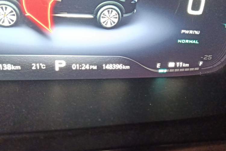 Used Roewe RX5 New Energy 2017 eRX5 50T Hybrid Connected Prestige Flagship Edition Odometer Close Up