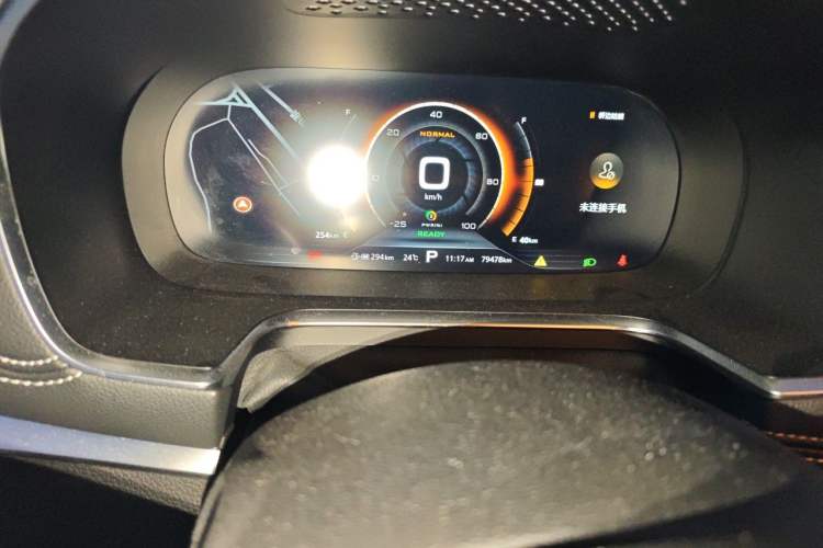 Used Roewe RX5 New Energy 2017 eRX5 50T Hybrid Connected Prestige Flagship Edition Odometer Close Up
