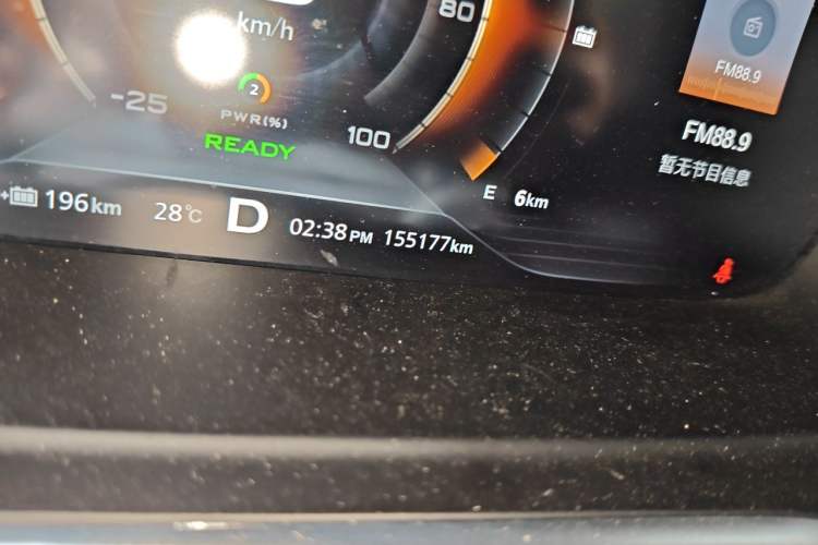 Used Roewe RX5 New Energy 2017 eRX5 50T Hybrid Connected Prestige Flagship Edition Odometer Close Up