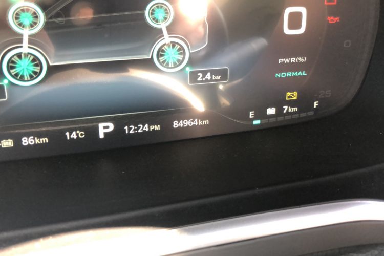 Used Roewe RX5 New Energy 2017 eRX5 50T Hybrid Connected Prestige Flagship Edition Odometer Close Up