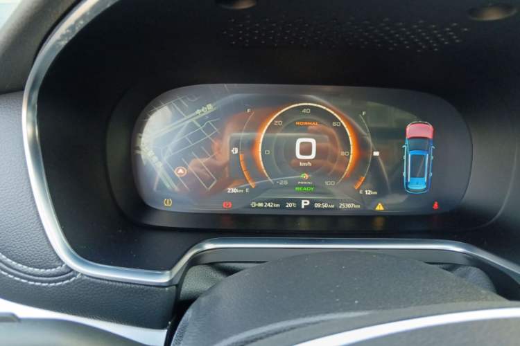 Used Roewe RX5 New Energy 2017 eRX5 50T Hybrid Connected Prestige Flagship Edition Odometer Close Up