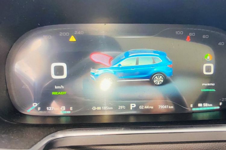 Used Roewe RX5 New Energy 2017 eRX5 50T Hybrid Connected Prestige Flagship Edition Odometer Close Up