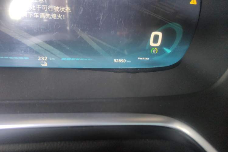 Used Roewe RX5 New Energy 2017 ERX5 EV400 Electric Internet Supreme Edition Odometer Close Up