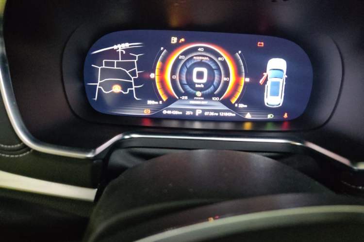 Used Roewe RX5 New Energy 2017 eRX5 50T Hybrid Connected Prestige Flagship Edition Odometer Close Up