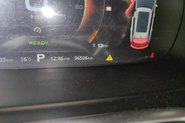 Used Roewe RX5 New Energy 2017 eRX5 50T Hybrid Connected Prestige Flagship Edition Odometer Close Up