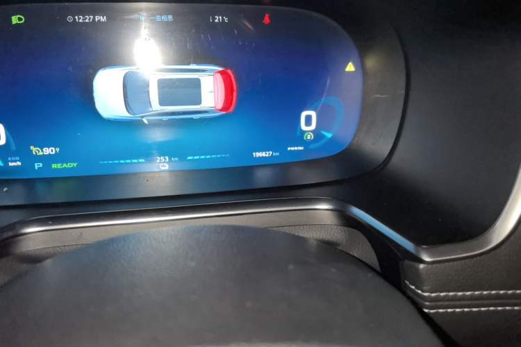 Used Roewe RX5 New Energy 2017 ERX5 EV400 Electric Internet Supreme Edition Odometer Close Up