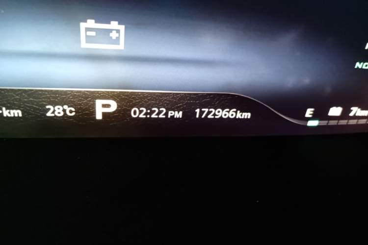 Used Roewe RX5 New Energy 2017 eRX5 50T Hybrid Connected Prestige Flagship Edition Odometer Close Up