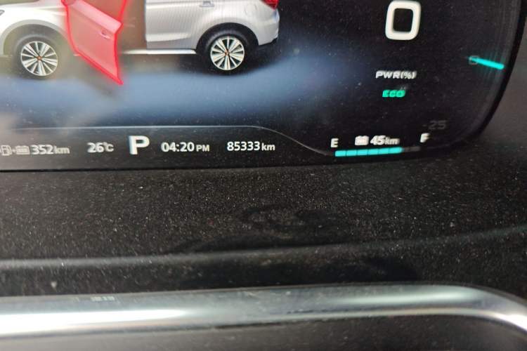 Used Roewe RX5 New Energy 2017 eRX5 50T Hybrid Connected Prestige Flagship Edition Odometer Close Up