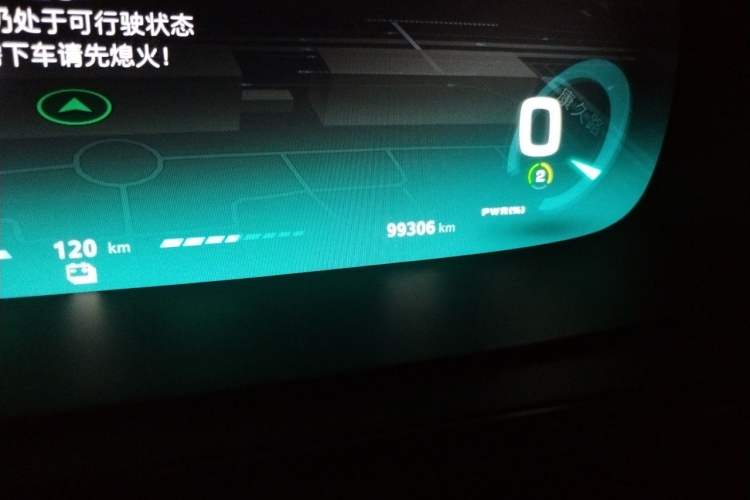 Used Roewe RX5 New Energy 2017 ERX5 EV400 Electric Internet Supreme Edition Odometer Close Up