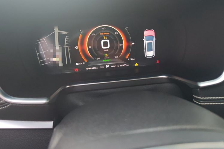 Used Roewe RX5 New Energy 2017 eRX5 50T Hybrid Connected Prestige Flagship Edition Odometer Close Up