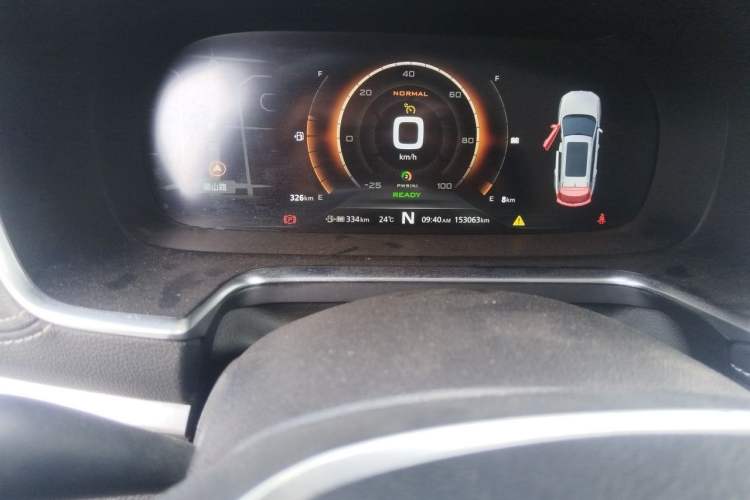 Used Roewe RX5 New Energy 2017 eRX5 50T Hybrid Connected Prestige Flagship Edition Odometer Close Up
