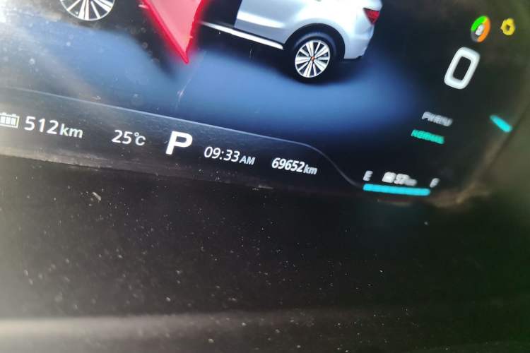 Used Roewe RX5 New Energy 2017 eRX5 50T Hybrid Connected Prestige Flagship Edition Odometer Close Up