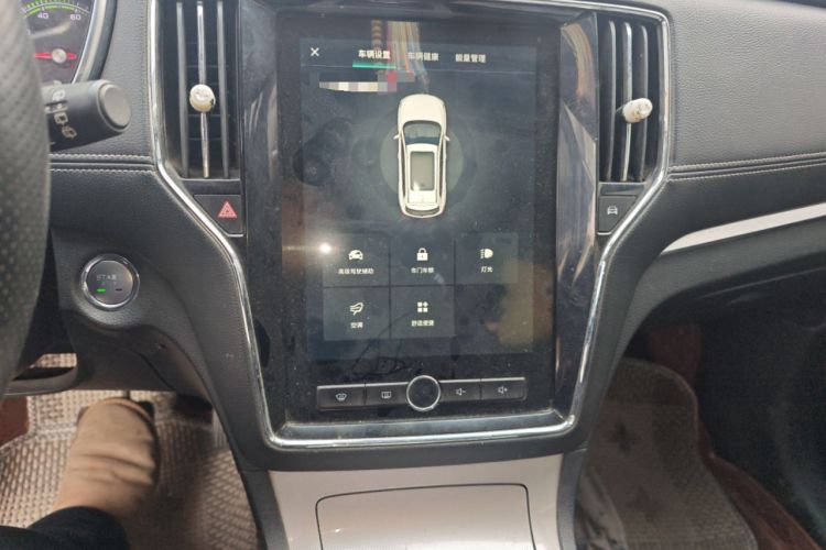 Used Roewe RX5 New Energy 2017 ERX5 EV400 Electric Internet Luxury Edition Audio And AC Panel